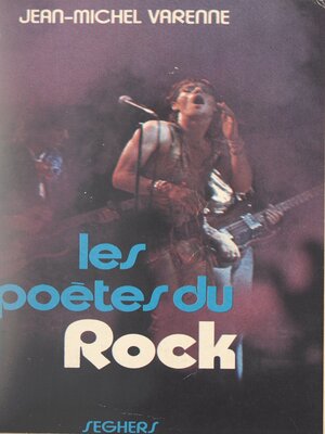 cover image of Les poètes du rock